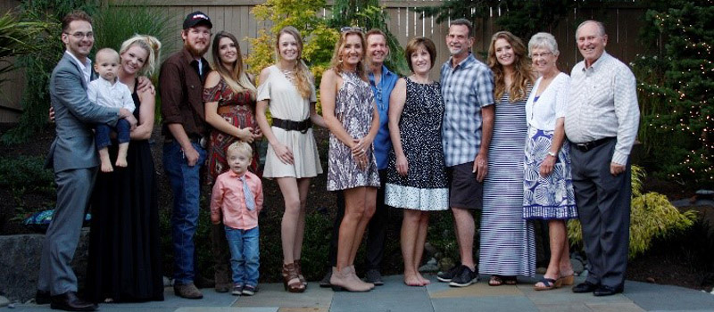 Family reunion on mother's day