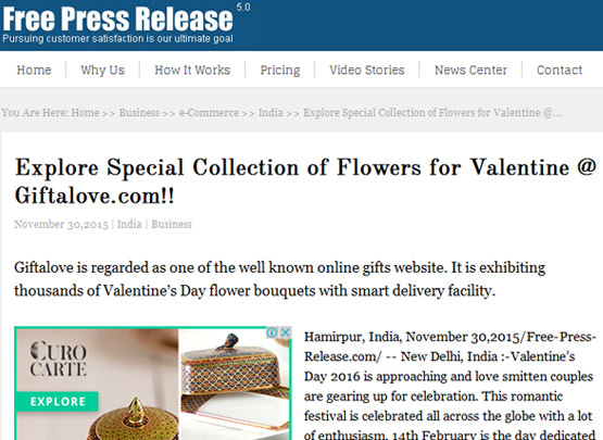 Free Press Release