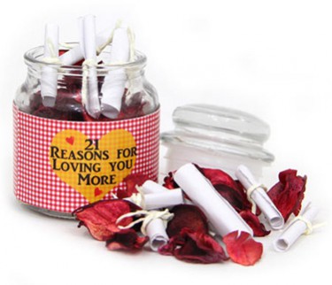 Love Messages Crock Gift for Valentine