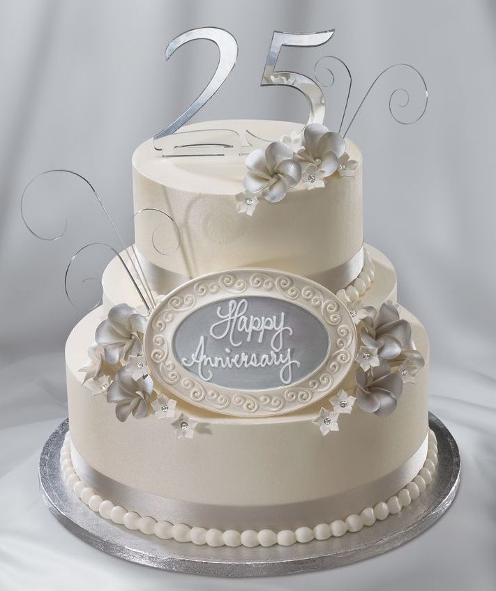 3 Tier Anniversary Cake