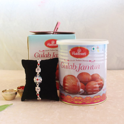Rakhi with Gulab Jamun