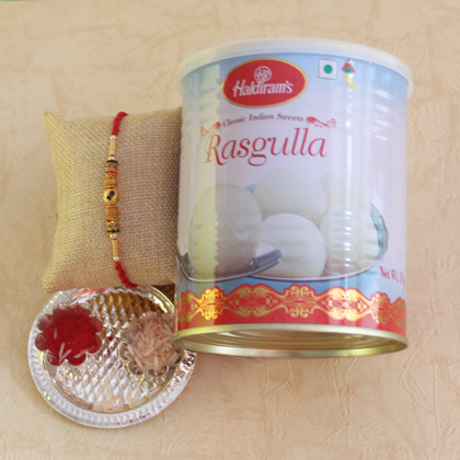 Rakhi with Rasgulla