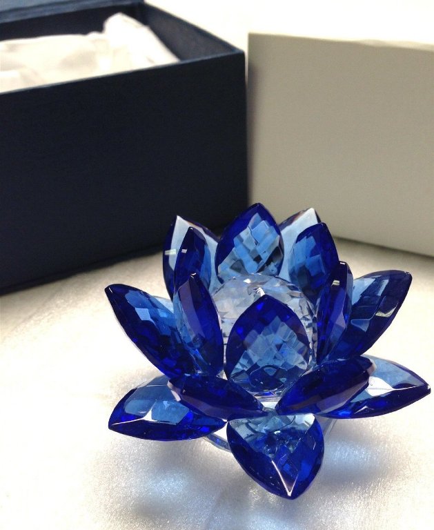 Blue crystal lotus
