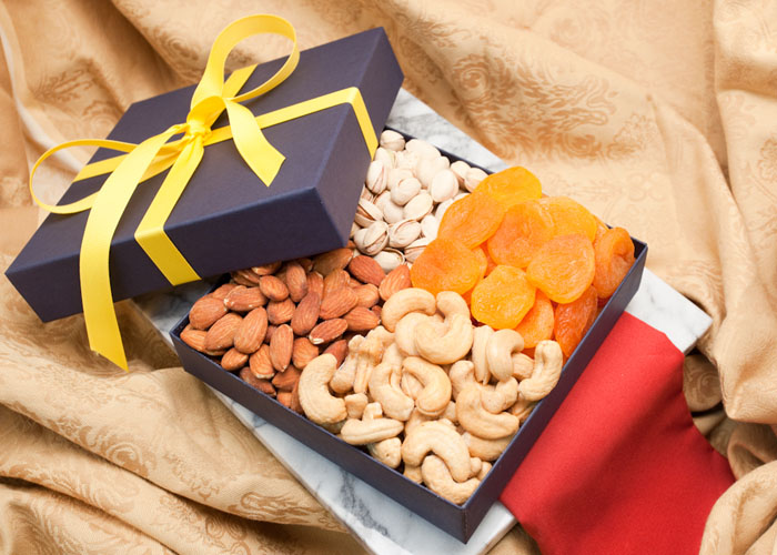 Box of dry fruits cookies