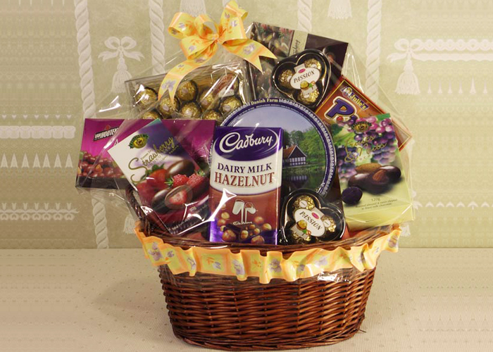 Chocolate gift basket