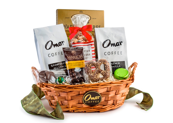 Coffee gift basket