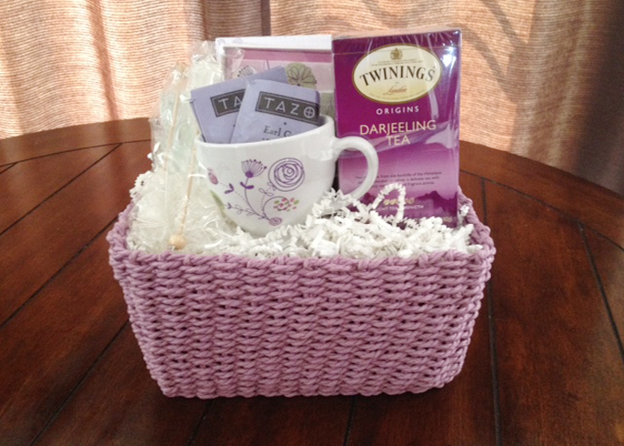 Tea gift basket
