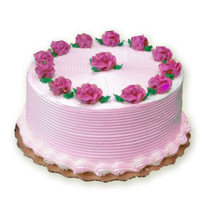 Cakes decked with floral patterns