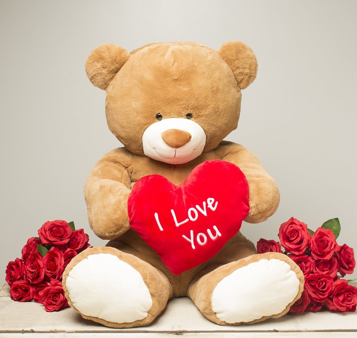 Proposal with Love You Teddy