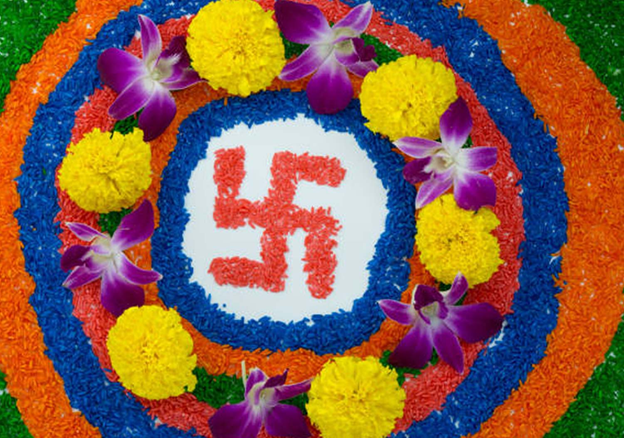 Swastik Rangoli