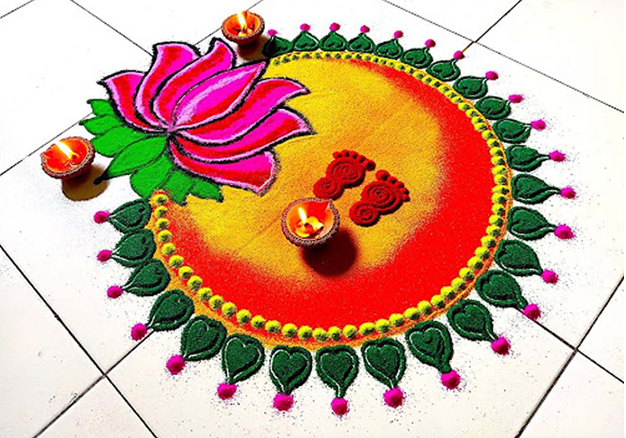 Lotus Rangoli