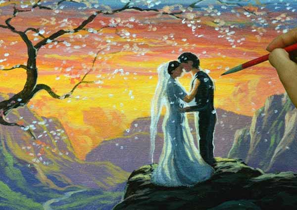A Painting in Honor of Their Wedding