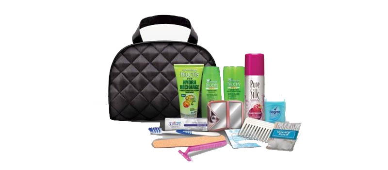 A female travel kit