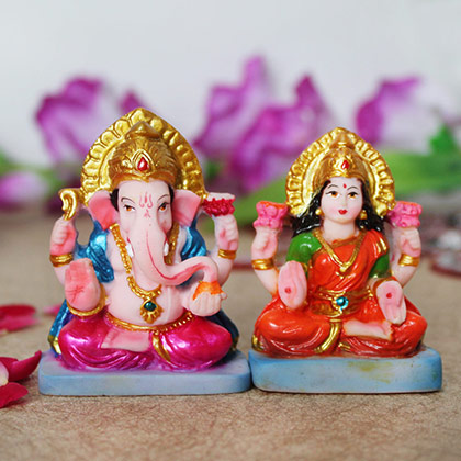 Auspicious Ganesha Laxmi Idol