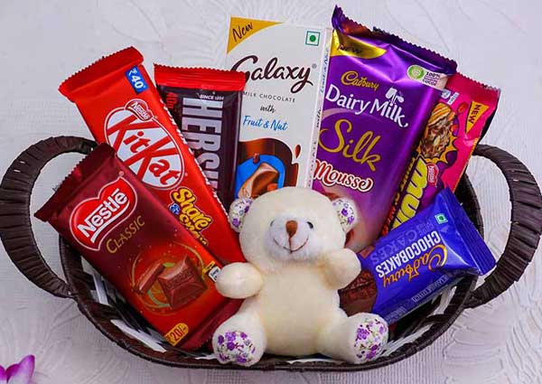 Birthday Chocolate Basket