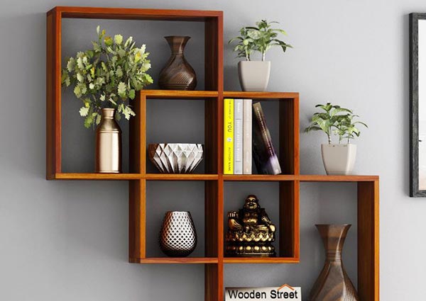 Finish Bookshelf with Designer Plants