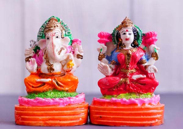 Ganesha and Lakshmi Idols