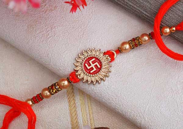 Golden Rakhi