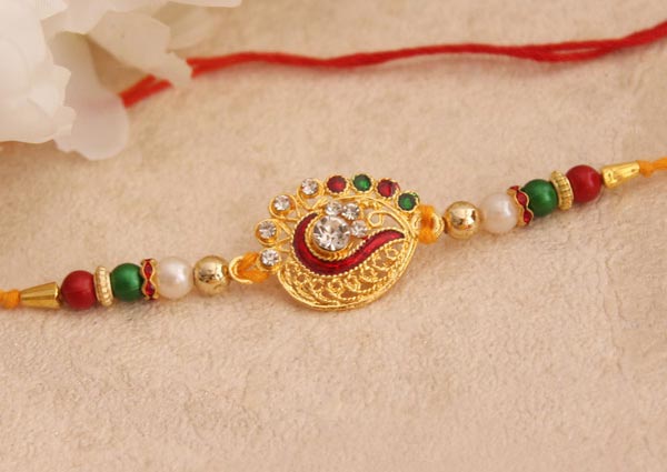 Green Yellow rakhi