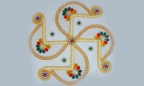 OHP sheet rangoli