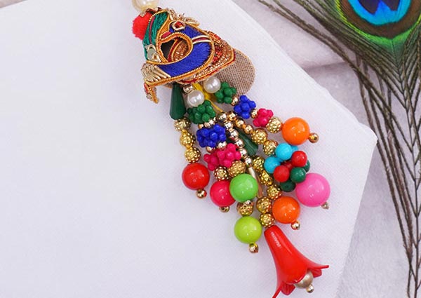 Peacock Rakhi for Bhaiya Bhabhi