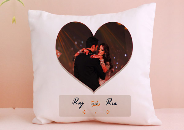 Personalized Cushion for Couples