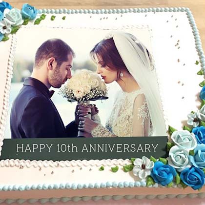 Photo anniversary cakes