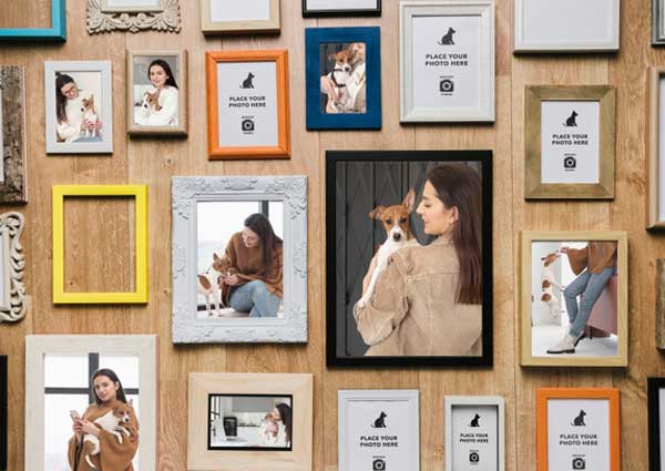 Photo frames capturing some special moments of life
