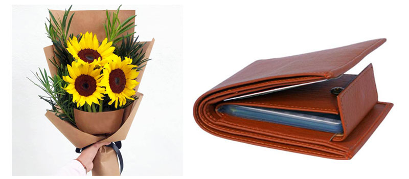 Sunflowers and Leather