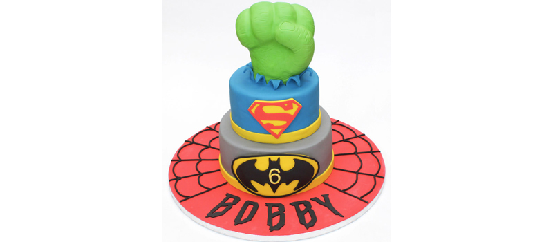 Superhero Birthday Cakes