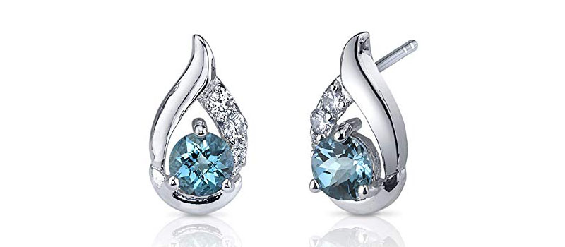 Topaz earrings