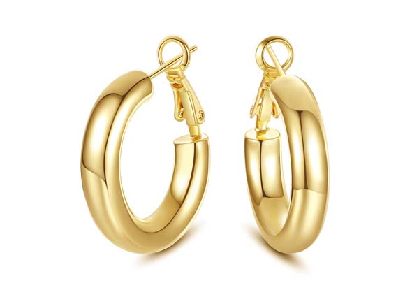 Tube Hoop Earrings