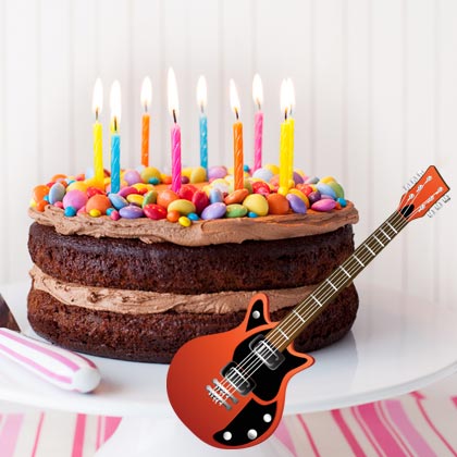 Cake with Guitar