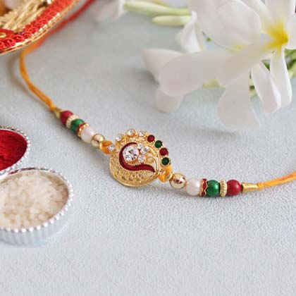 Golden Rakhi