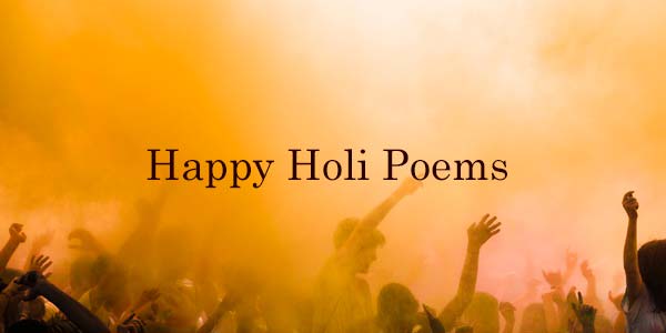 Happy Holi Poems