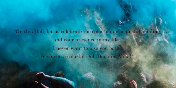 Happy Holi Wishes for Family