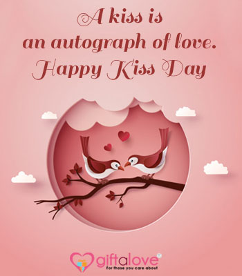 card messages on kiss day