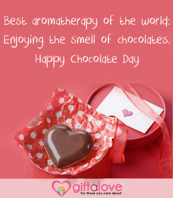 Chocolate Day quote for girlfriend