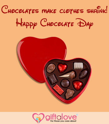 2 Line Chocolate Day Greetings