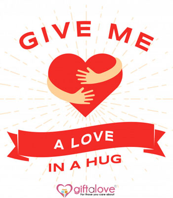 greeting card for hug day
