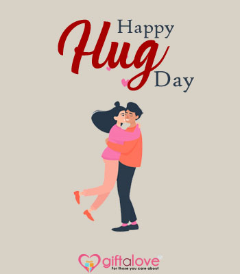 greeting message on hug day