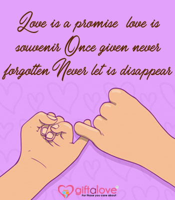 greeting message on promise day