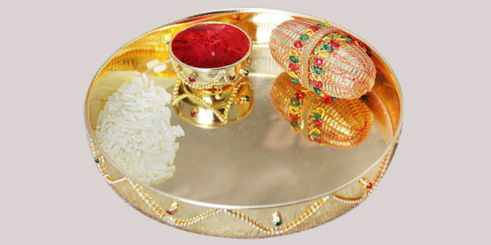 Healthy Dryfruit Puja Thali