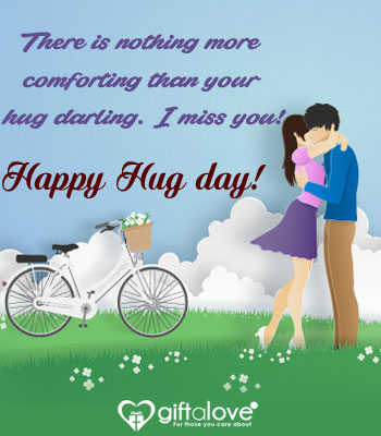 hug day greeting for bf