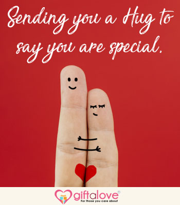 hug day greeting for girlfriend