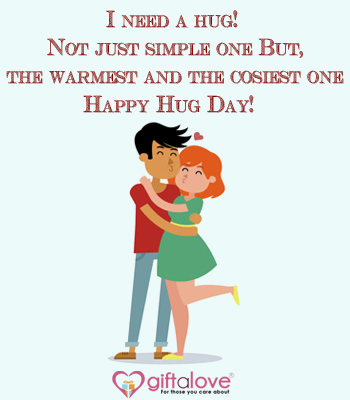 hug day greeting messages