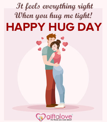 hug day greeting