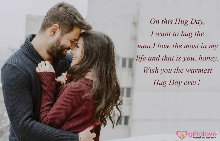 Hug Day Wishes and Messages for Boyfriend