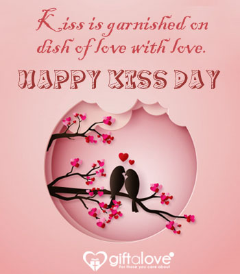 kiss day greeting cards