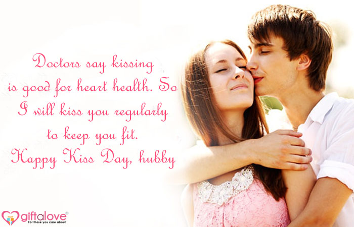 Kiss Day Messages for Husband